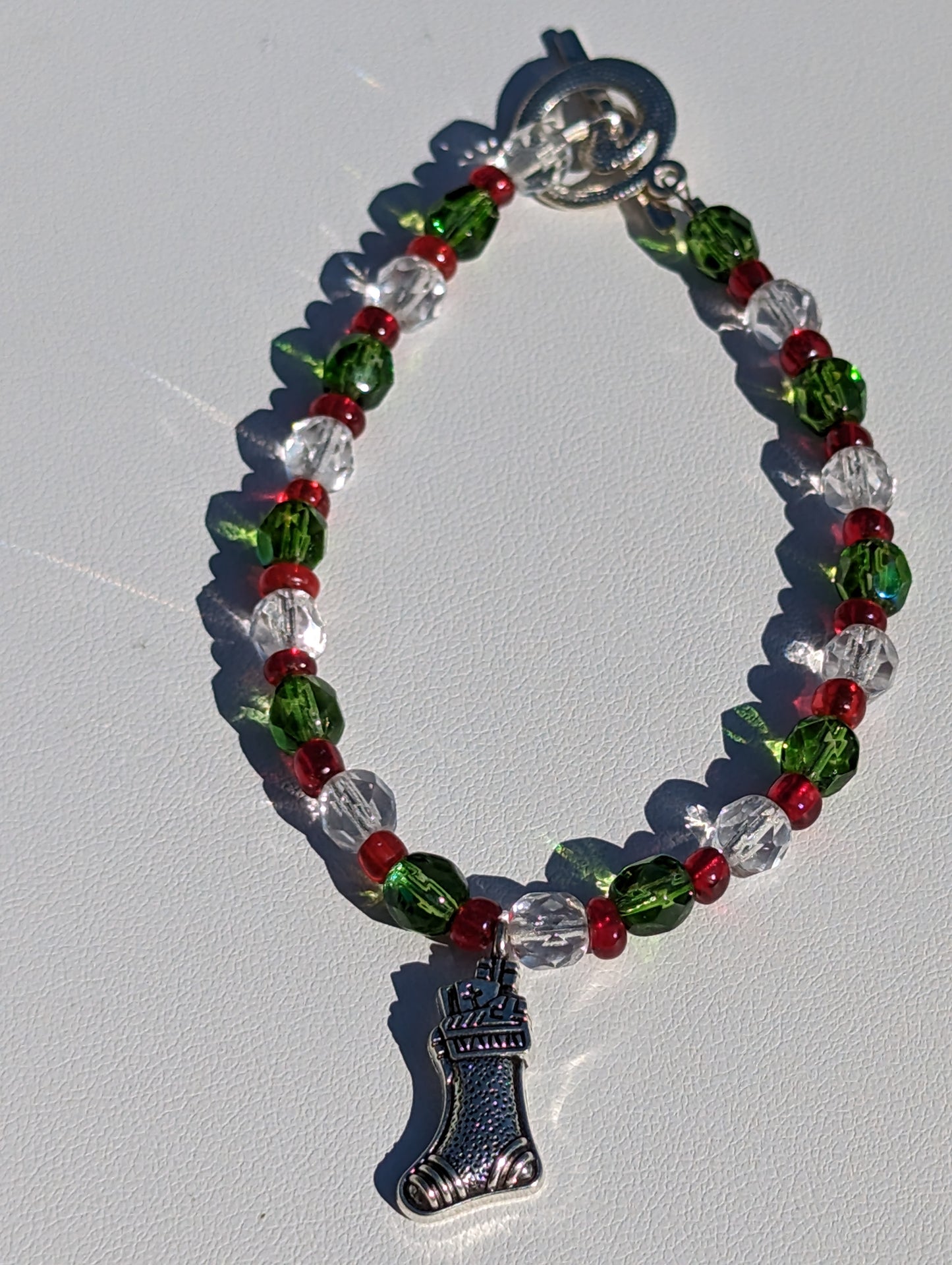 Holiday Stocking and Ornaments Bracelet