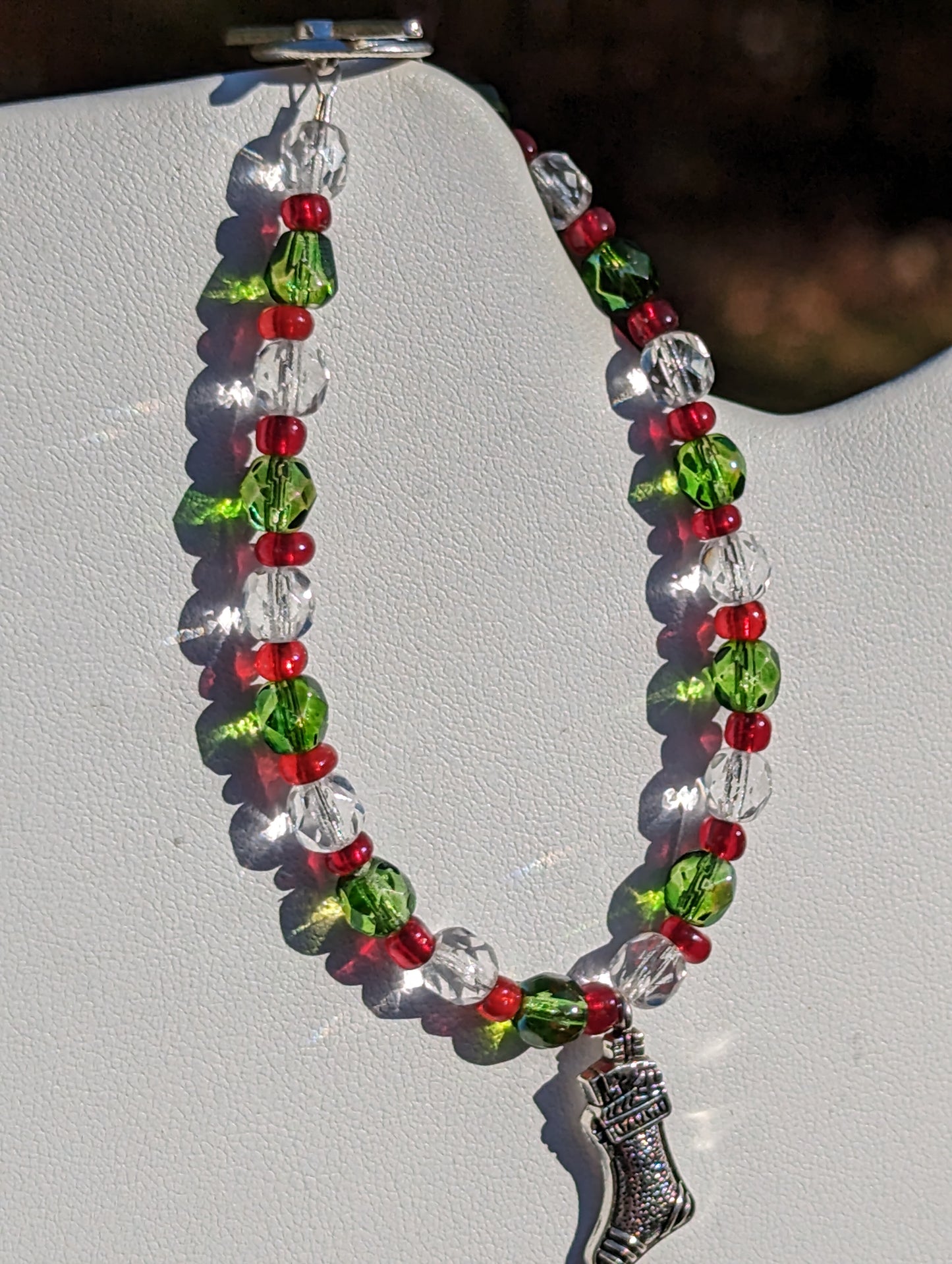 Holiday Stocking and Ornaments Bracelet