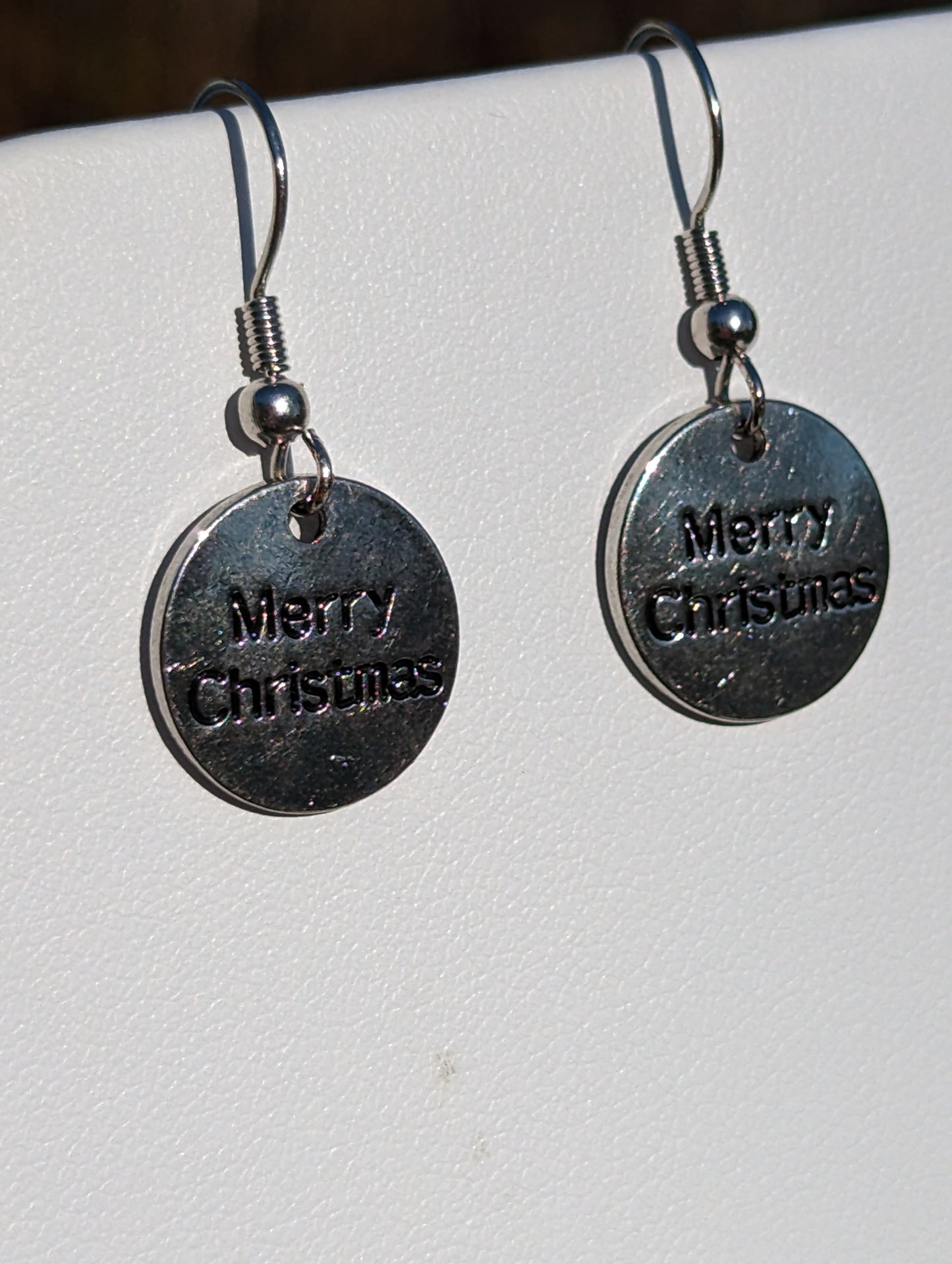 Merry Christmas Charm Earrings