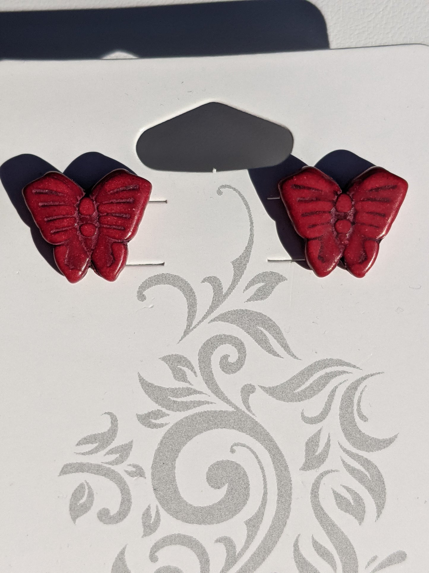 Butterfly Stud Earrings (multiple color options)
