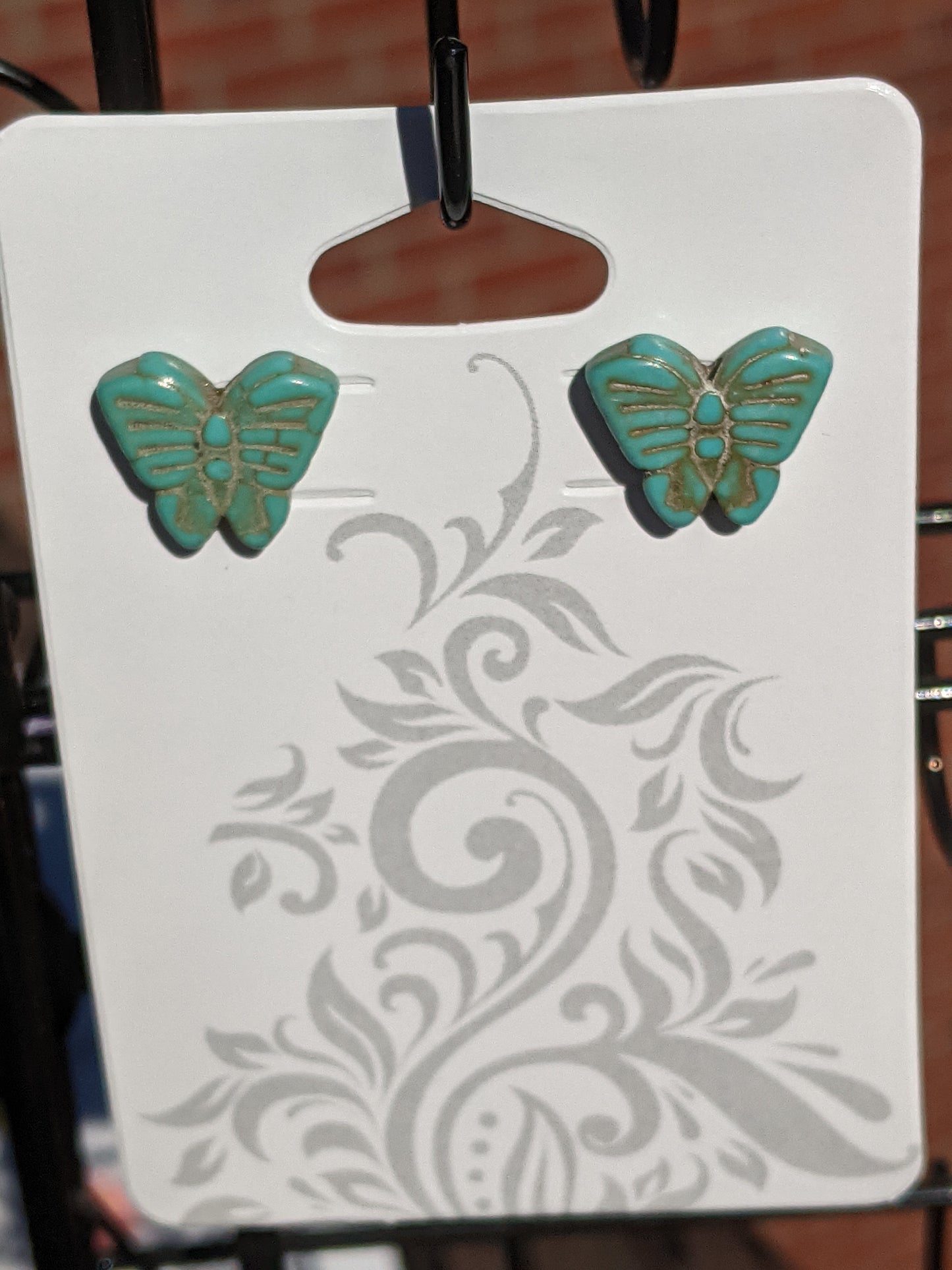 Butterfly Stud Earrings (multiple color options)