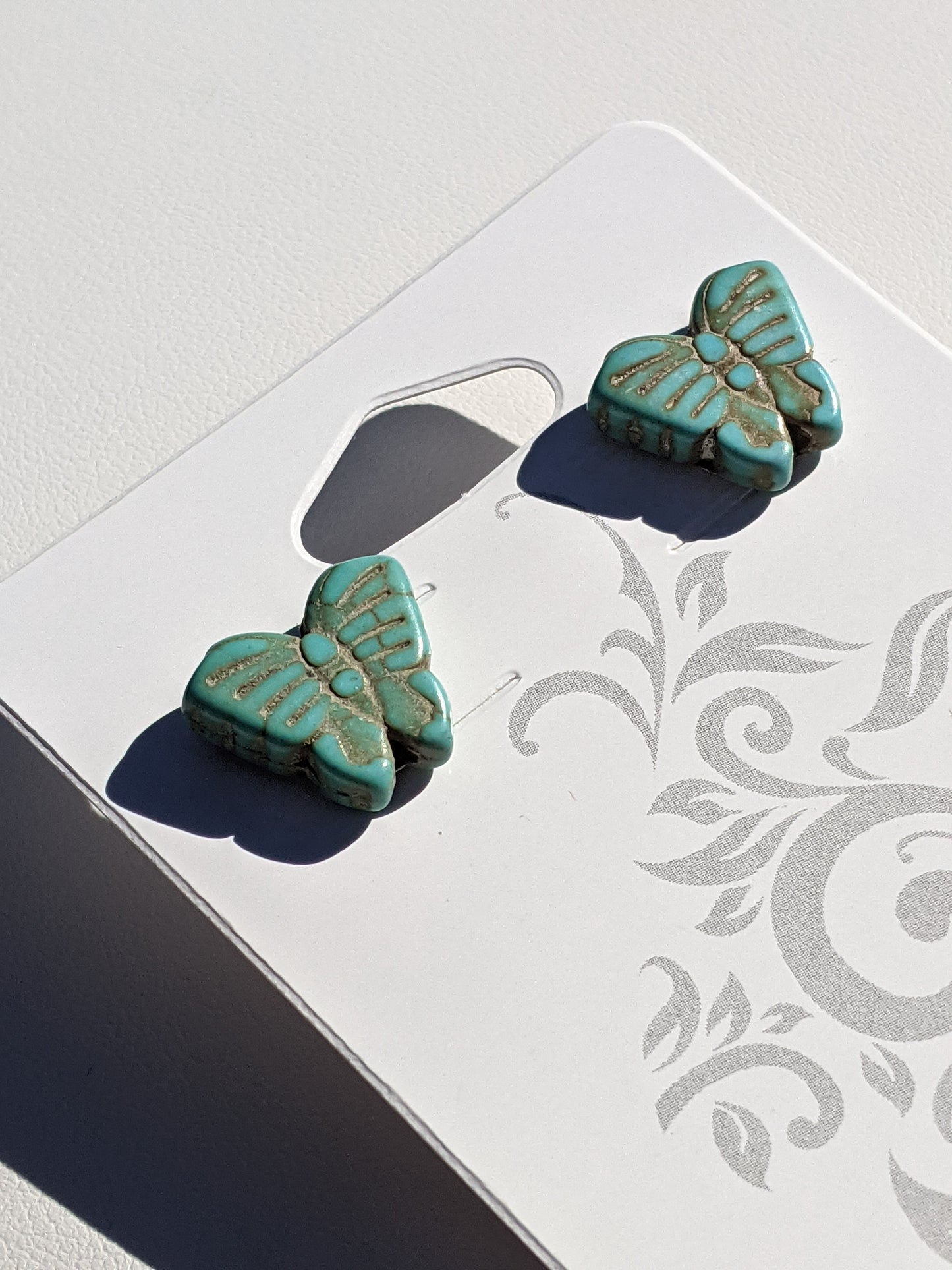 Butterfly Stud Earrings (multiple color options)