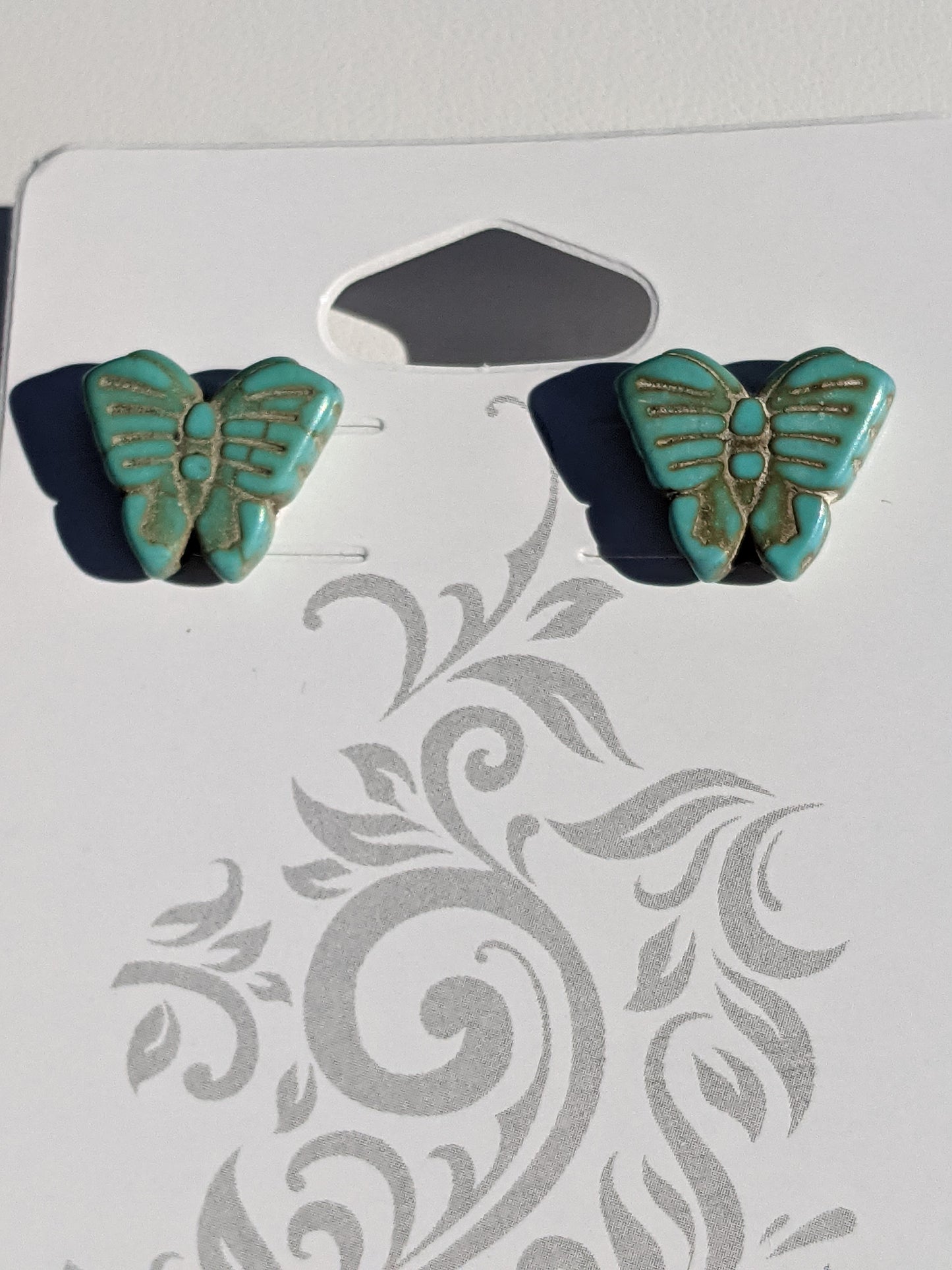 Butterfly Stud Earrings (multiple color options)