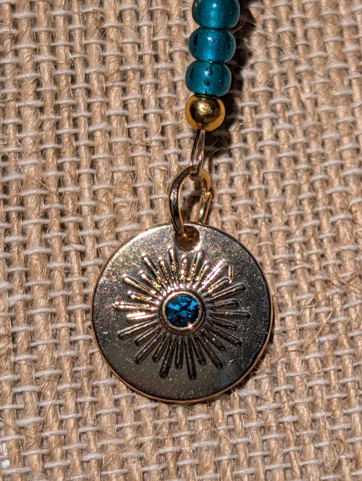Wire-wrapped Labradorite Pendulum (reiki charged)