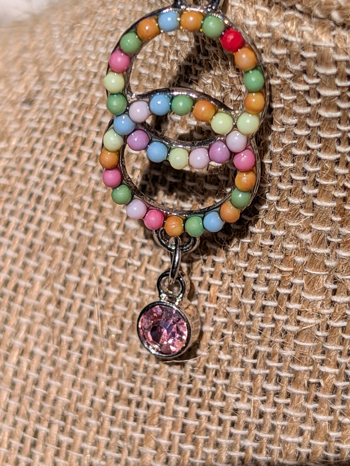 Wire-wrapped Rose Quartz Pendulum (Reiki blessed)