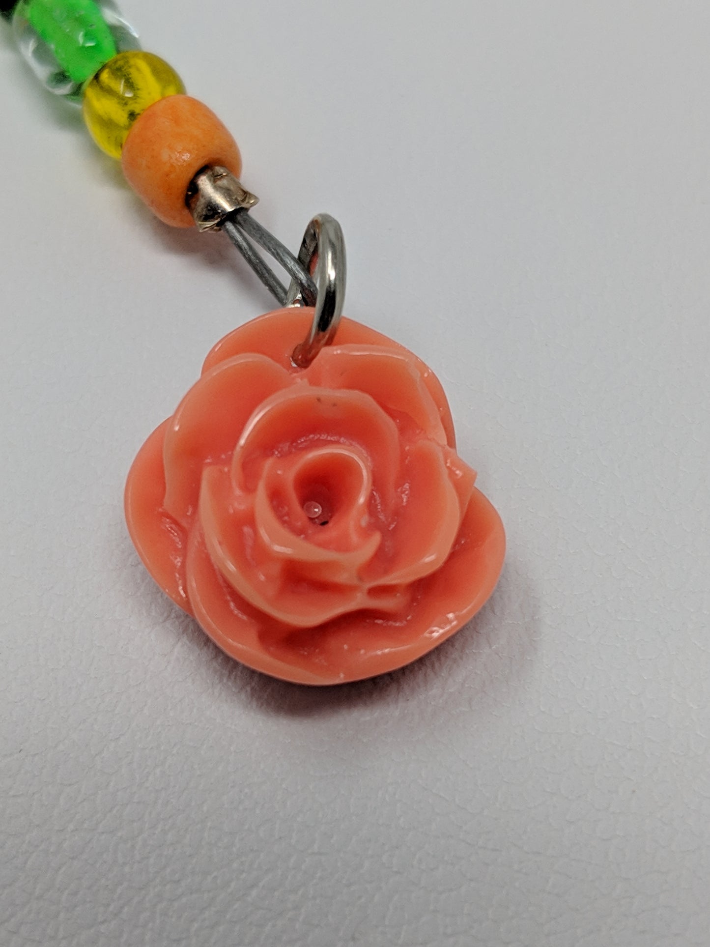 Carnelian Merkaba Rose Pendulum (reiki blessed)