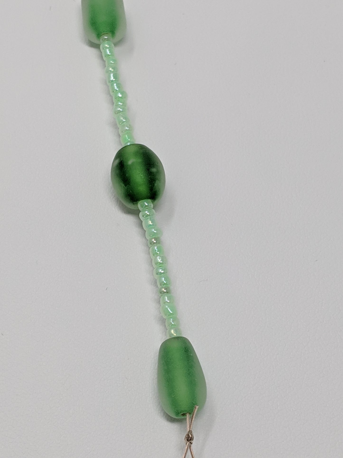 Green Agate Springtime Pendulum (Reiki blessed)