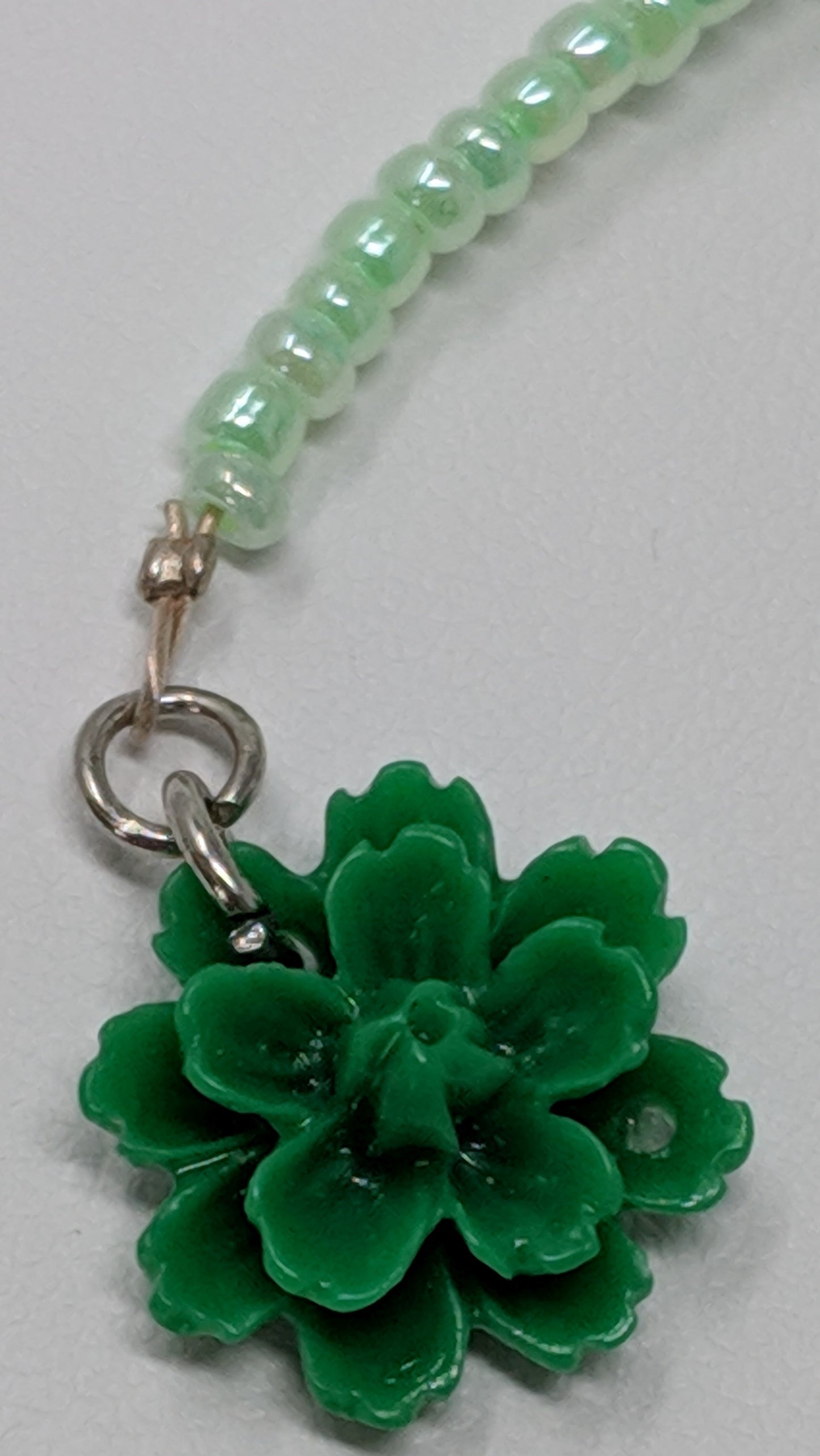 Green Agate Springtime Pendulum (Reiki blessed)