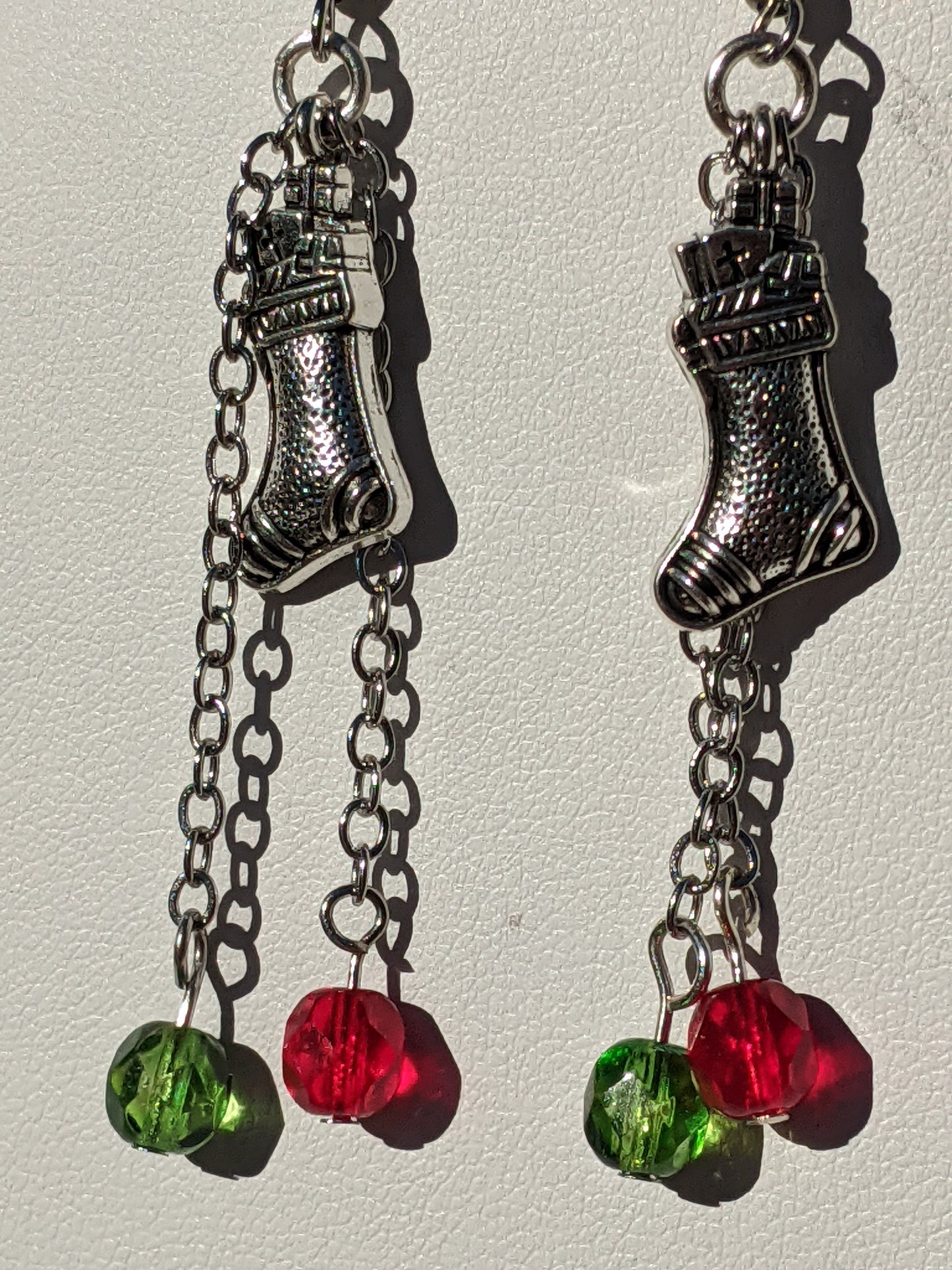 Holiday Stockings and Ornaments Earrings