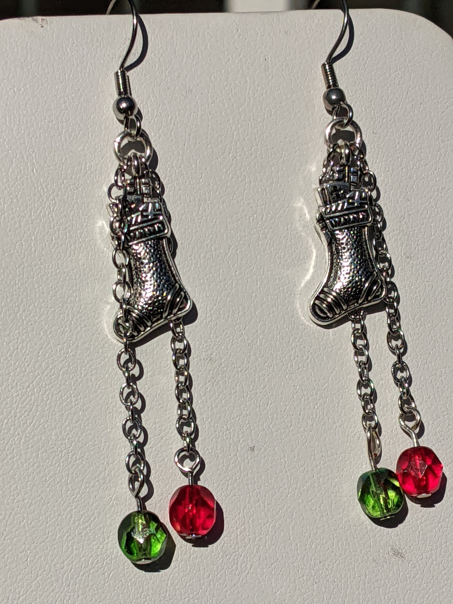 Holiday Stockings and Ornaments Earrings